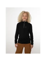 Dětská mikina Protest Willowy Jr s rychleschnoucím zipem černá (P3810300/290)