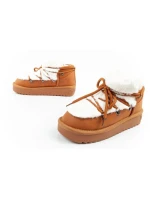 dámské sněhové boty zimní módní model 21395332 zateplené hnědé pro kotníkové dámské - D.Franklin