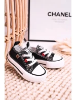 Dětské Klasické Tenisky Nízké BIG STAR model 21545367 Černé - Big Star Shoes Dětské Klasické Tenisky Nízké BIG STAR model 21545367 Černé - Big Star Shoes