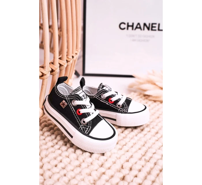 Dětské Klasické Tenisky Nízké BIG STAR model 21545367 Černé - Big Star Shoes Dětské Klasické Tenisky Nízké BIG STAR model 21545367 Černé - Big Star Shoes