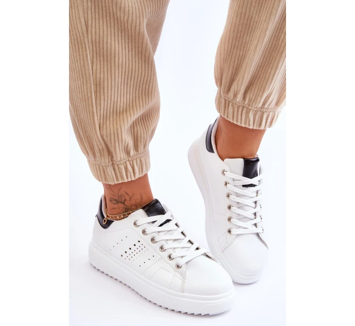 Dámská sportovní obuv bílá a černá Be model 21620265 - Boto Dámská sportovní obuv bílá a černá Be model 21620265 - Boto