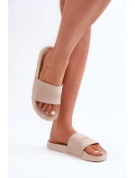 Lehké Dámské Pantofle Big Star OO274035 Béžové