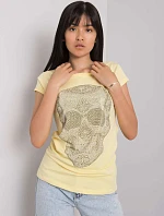 T košile EM TS ES 21 532.18 světle žlutá