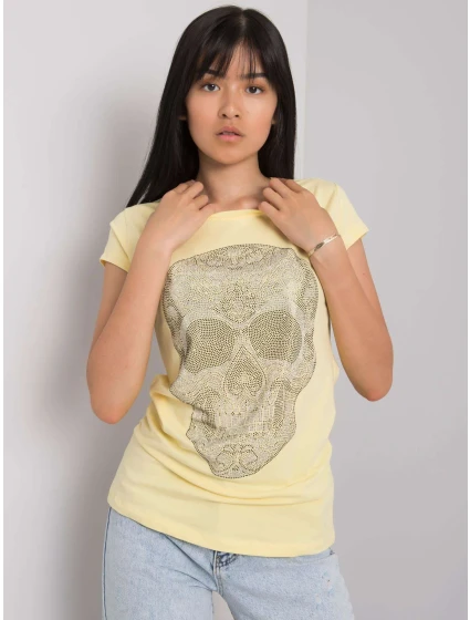 T košile EM TS ES 21 532.18 světle žlutá T košile EM TS ES 21 532.18 světle žlutá