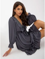 Šaty TW SK BI 0761 1.73P grafitové Šaty TW SK BI 0761 1.73P grafitové