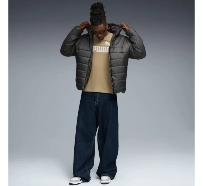 Pánská vyteplená bunda Puma ESS s kapucí šedá 685211 44 pánské