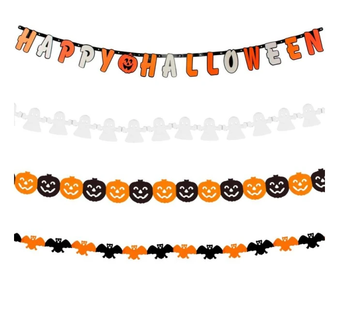 DEKORATIVNÍ SADA HAPPY HALLOWEEN 14 POLOŽEK