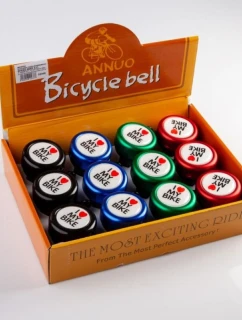 Zvonek alu/barva balení 12 kusů