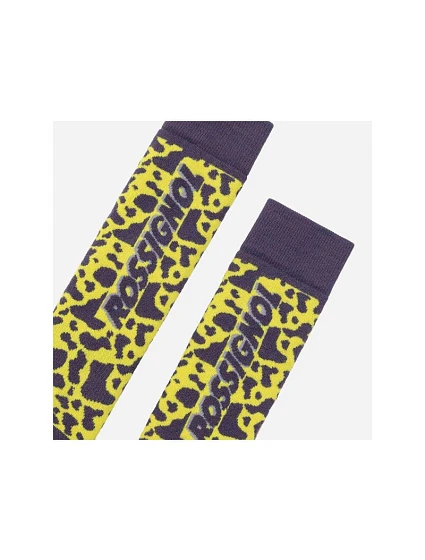 Lyžařské ponožky ROSSIGNOL Super Socks, žluté Lyžařské ponožky ROSSIGNOL Super Socks, žluté