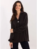 Bluzka IT BZ model 21771762 ciemny brązowy - FPrice Bluzka IT BZ model 21771762 ciemny brązowy - FPrice