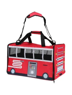 PŘEPRAVKA PRO ZVÍŘATA 52X30X32,5CM PET BUS ČERVENÁ