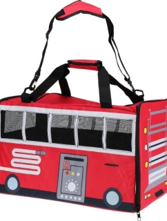 PŘEPRAVKA PRO ZVÍŘATA 52X30X32,5CM PET BUS ČERVENÁ