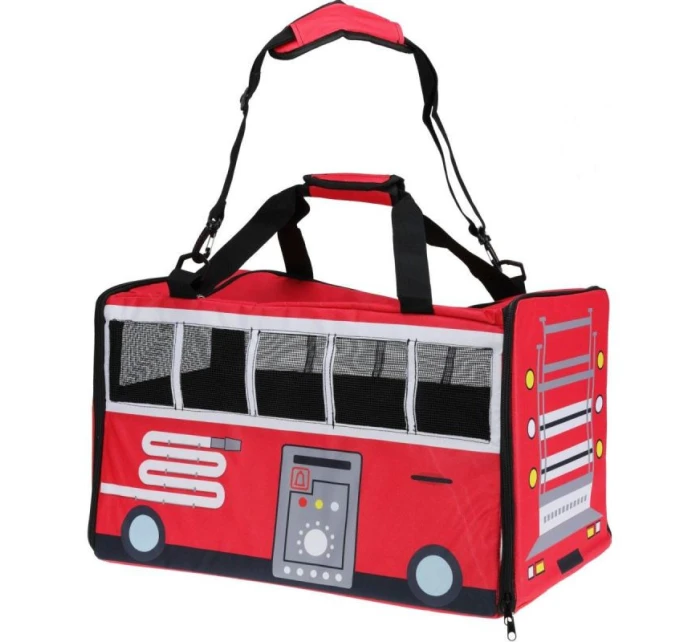 PŘEPRAVKA PRO ZVÍŘATA 52X30X32,5CM PET BUS ČERVENÁ