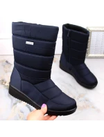 Dámské vysoké sněhule W EVE436B navy blue - Novinky