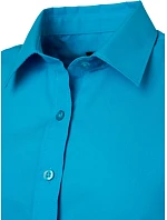 JN 677 Popelínová halenka s dlouhým rukávem model 22436637 light blue - Daiber