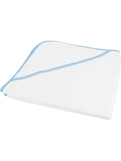 Kariban K 124 Dětská osuška 20.K124 white/sky blue