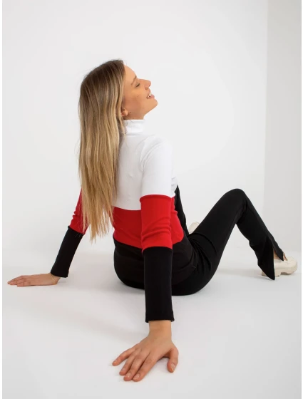 Dámská halenka RV BZ 8465 1.14P červená - FPrice Dámská halenka RV BZ 8465 1.14P červená - FPrice