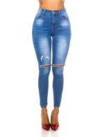 Sexy křivky džíny s vysokým pasem