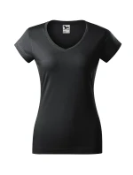Fit V-neck tričko dámské ebony gray Fit V-neck tričko dámské ebony gray