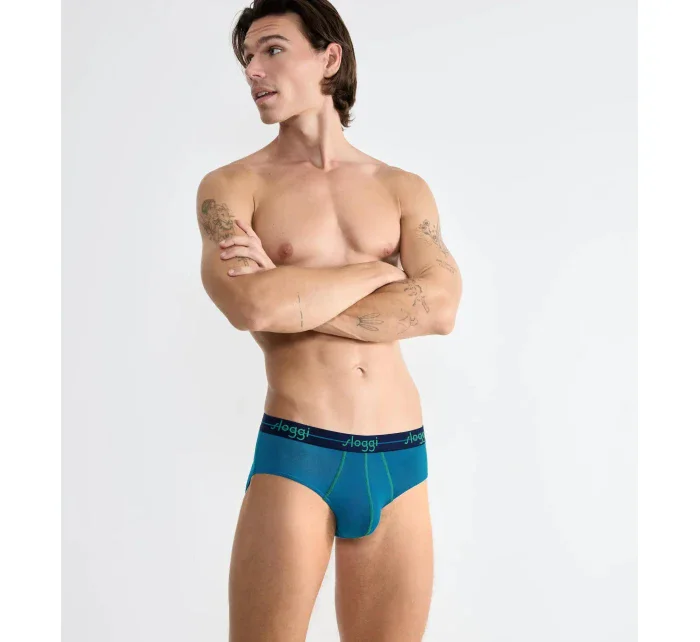 Pánské slipy Start Midi C2P box - MULTIPLE COLOURS 20 - vícebarevné V020 - SLOGGI Pánské slipy Start Midi C2P box - MULTIPLE COLOURS 20 - vícebarevné V020 - SLOGGI