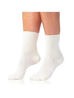Dámské vlněné ponožky SOFT WOOL SOCKS - BELLINDA - smetanová