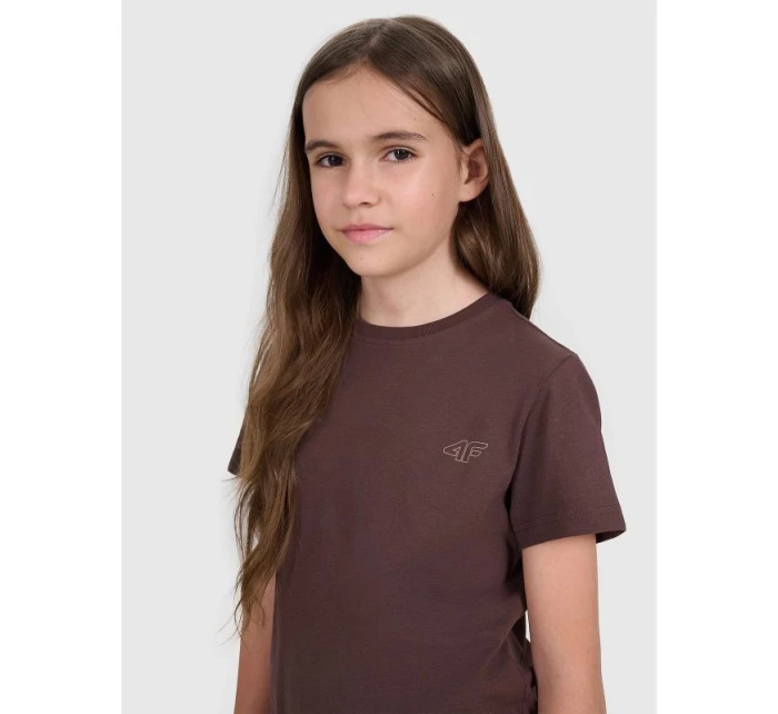 Dětské hladké tričko model 21756877 - 4F Dětské hladké tričko model 21756877 - 4F