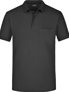 Daiber JN 922 Piqué polo s náprsní kapsou 02.0922 black