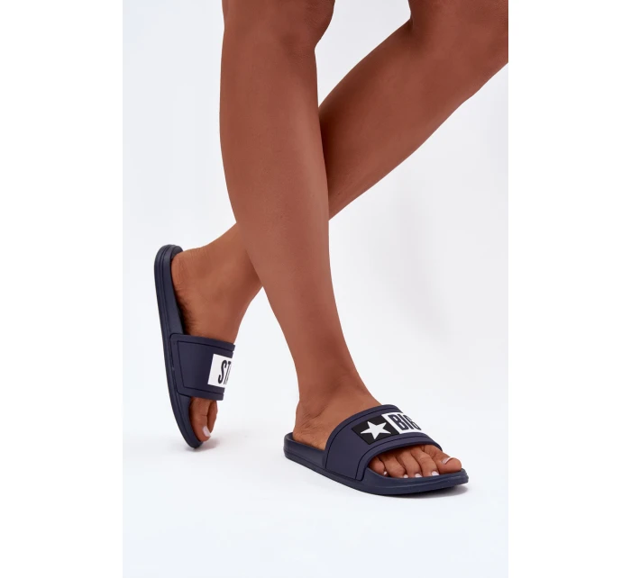 Dámské pantofle Big Star tmavě model 21708655 - Big Star Shoes Dámské pantofle Big Star tmavě model 21708655 - Big Star Shoes