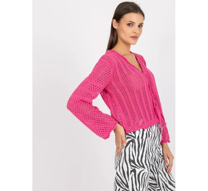 Sweter LC SW model 21091659 ciemny różowy - FPrice