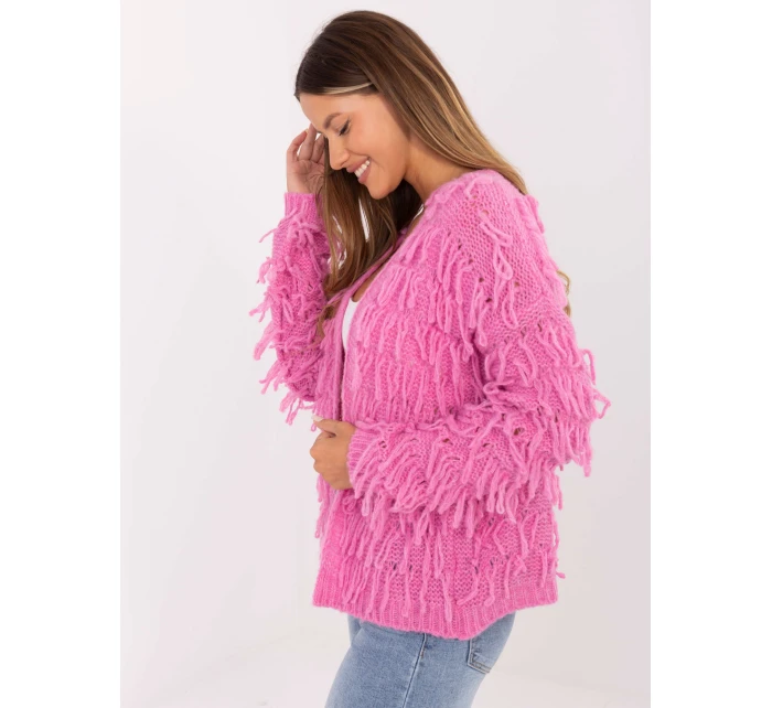 Sweter MI SW model 21314480 różowy - FPrice Sweter MI SW model 21314480 różowy - FPrice