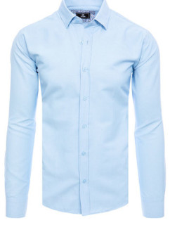 Dstreet DX2481 pánská elegantní modrá košile