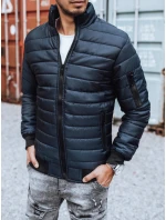 Pánská přechodná bunda prošívaná tmavě modrá FashionStreet TX2822z