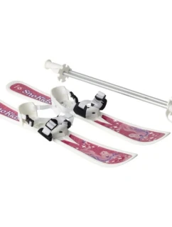 Dětské lyže Hamax s hůlkami růžové HAM561002