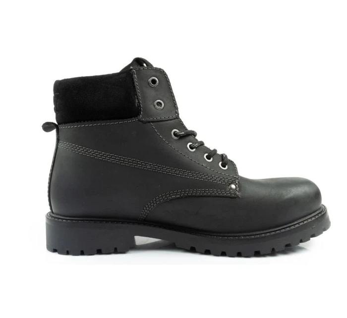 Arch pánské boty model 21420756 boty smart přírodní kůže černá - Wrangler