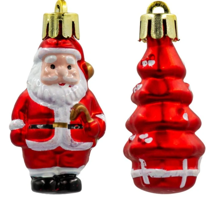 PLASTOVÉ TVAROVÁNÍ CETKY BEZPEČNÉ VÁNOČNÍ STROMEK 10KS SLÍDA