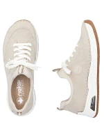 Dámské pohodlné béžové boty Rieker 44562-62