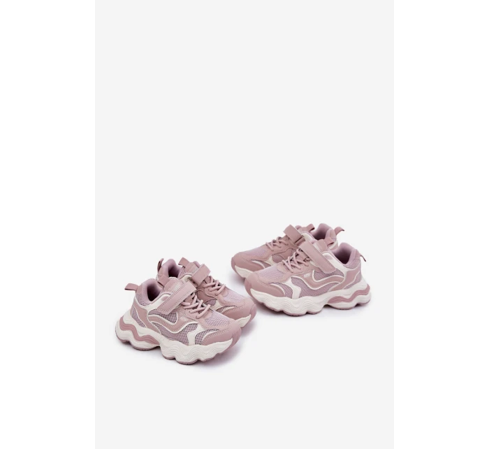 Dětské tenisky na silné podrážce růžové model 21692414 - Boto