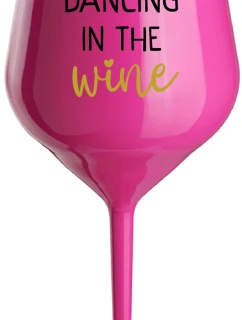 DANCING IN THE WINE - růžový nerozbitný pohár na víno 470 ml