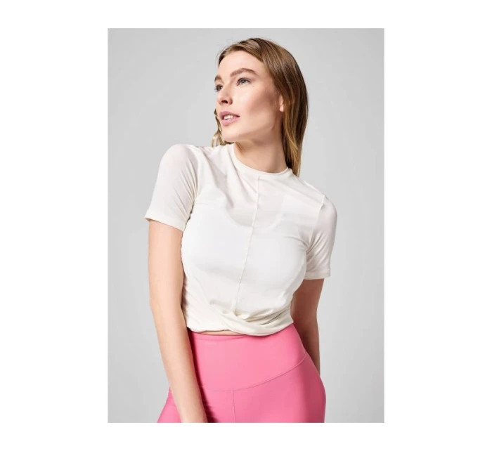 CASALL Delight Short Wrap Tee bílá CASALL Delight Short Wrap Tee bílá