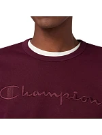 Pánská mikina Champion Crewneck Sweatshirt maroon 220272 RS522 pánské