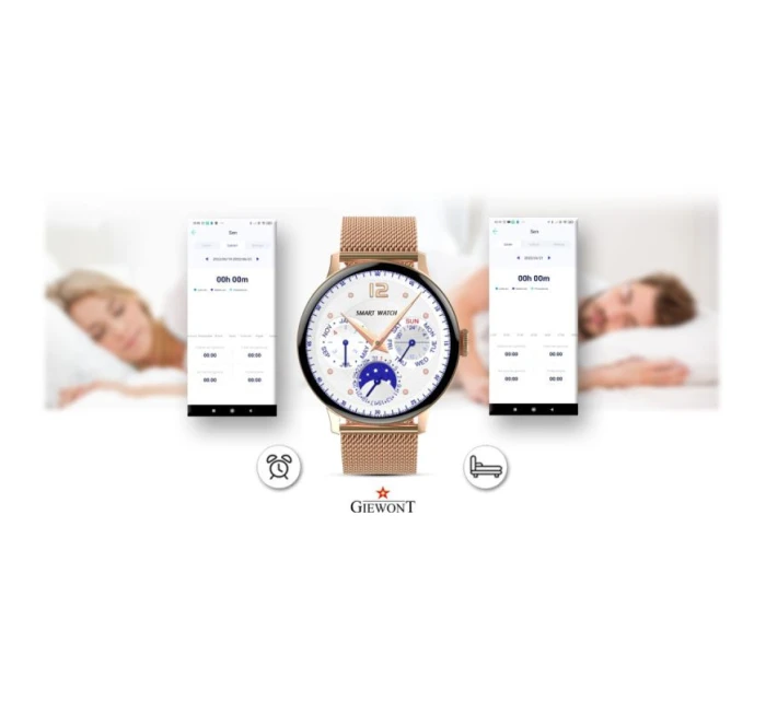 Dámské chytré hodinky GIEWONT Pink Gold GW330-1