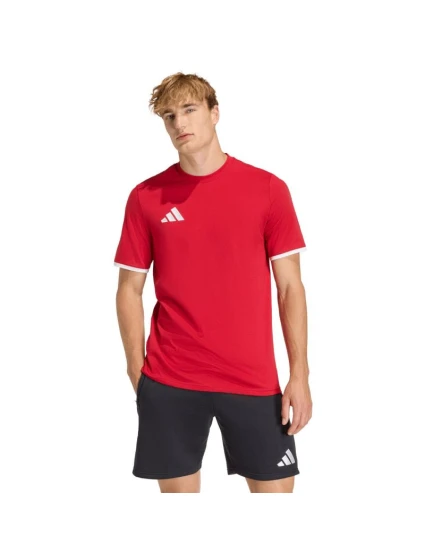 Pánské tričko adidas Entrada 26 Tee red JZ6676 pánské Pánské tričko adidas Entrada 26 Tee red JZ6676 pánské