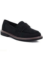 Dámské polobotky Lordsy, černé, ze semiše, Vinceza 62335 Dámské polobotky Lordsy, černé, ze semiše, Vinceza 62335