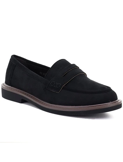 Dámské polobotky Lordsy, černé, ze semiše, Vinceza 62335 Dámské polobotky Lordsy, černé, ze semiše, Vinceza 62335