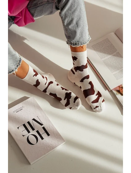Dámské Ponožky S model 21690199 Hnědé - Milena