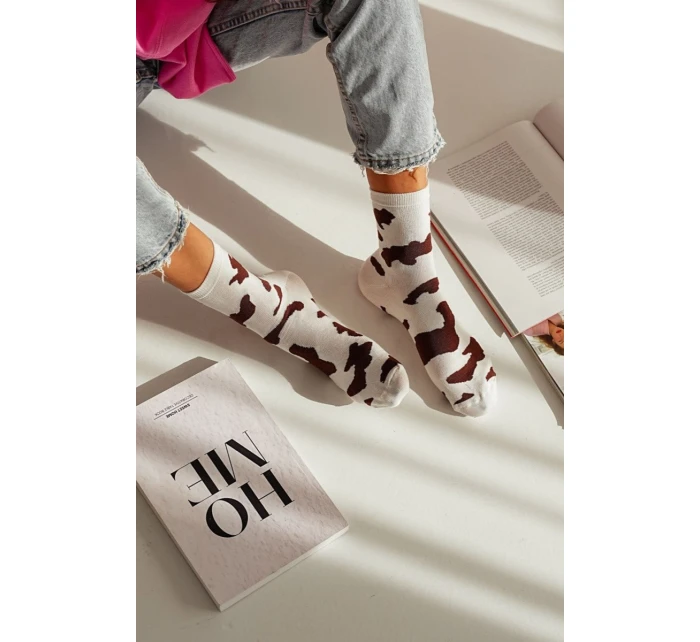 Dámské Ponožky S model 21690199 Hnědé - Milena