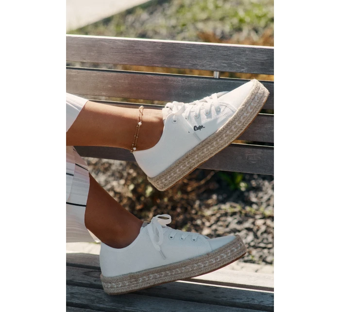 Dámské Tenisky S Pletením model 21694029 Bílé - Lee Cooper Dámské Tenisky S Pletením model 21694029 Bílé - Lee Cooper