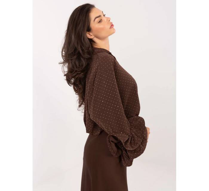 Košile IT KS 8381 1.64 hnědá