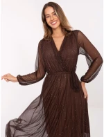 Šaty IT SK 21808.01 hnědá Šaty IT SK 21808.01 hnědá