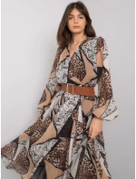 Šaty LC SK 22K 3038.78P černá a béžová